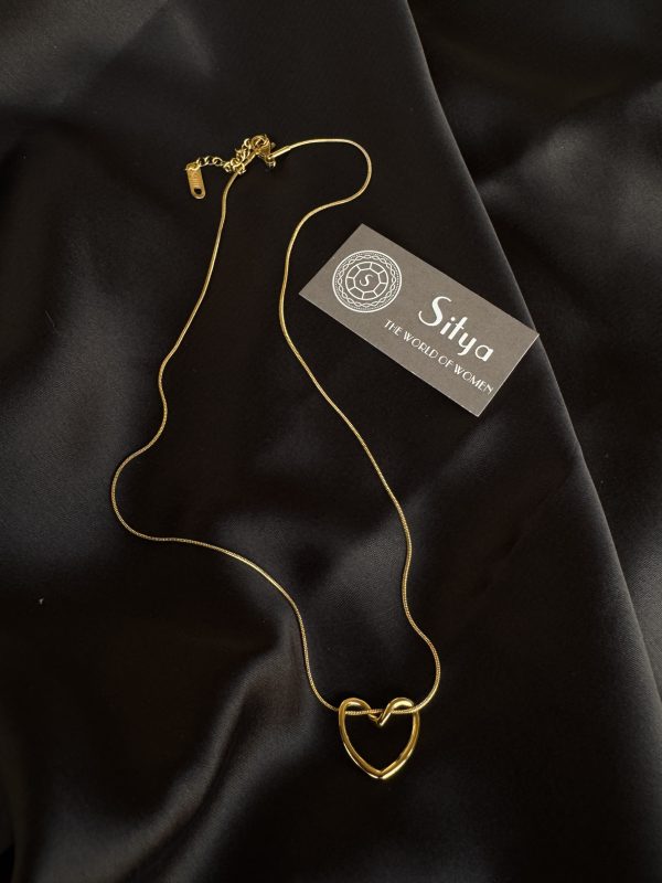 Heart pendant Antitarnish Chain