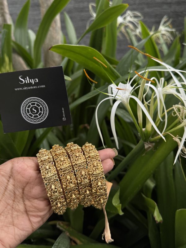 Astha Lakshmi adjustable Bangles – Rent Only