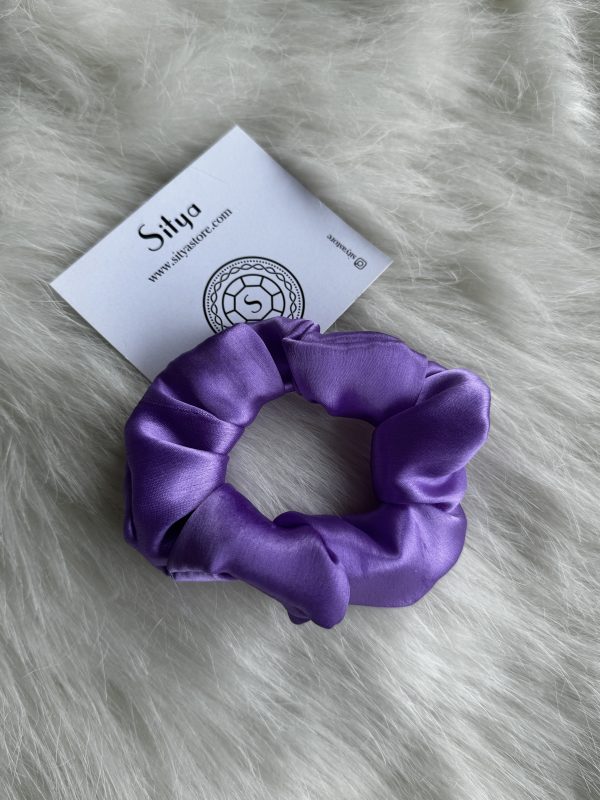 Satin Scrunchie – Lilac