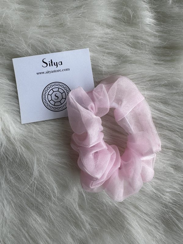 Organza Scrunchie – Babypink