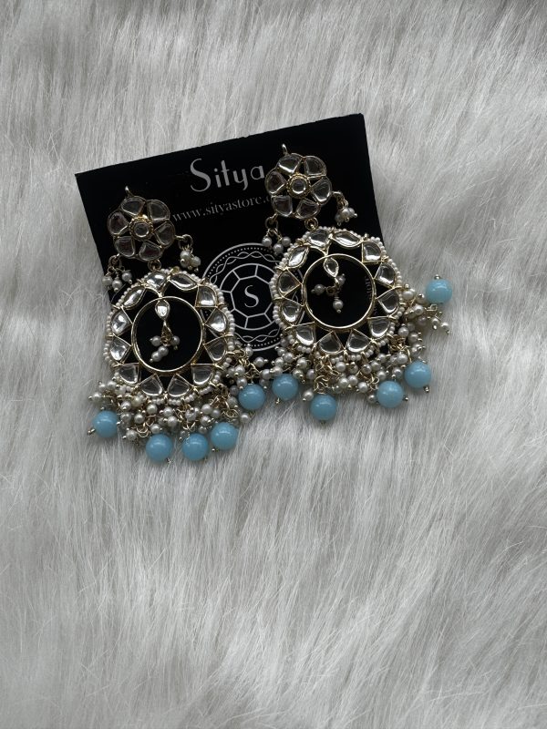 Silora Golden Chandalis – Skyblue