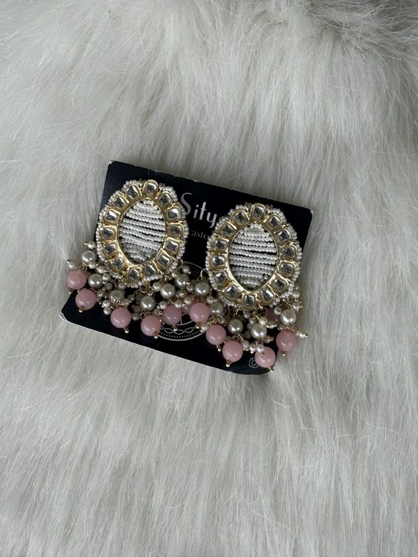 Tivra Meena Earrings Babypink