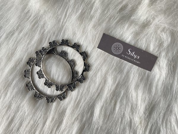 Butterfly Oxidised bangles 2.6