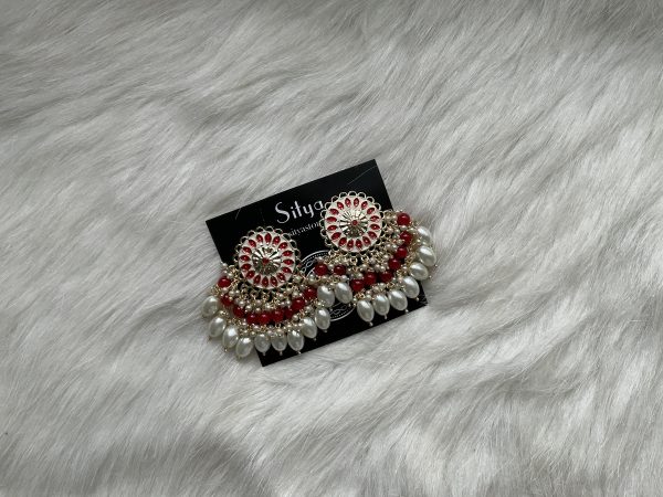 Circla Meena Hangings White&Red