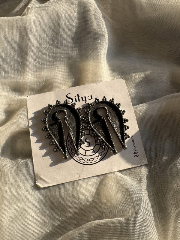 Zyra Oxidised Earrings